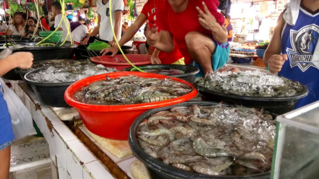 Рынок с морепродуктами